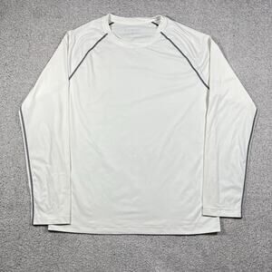 Fioboc Shirt Mens XL White Long Sleeve Performance Stretch Casual